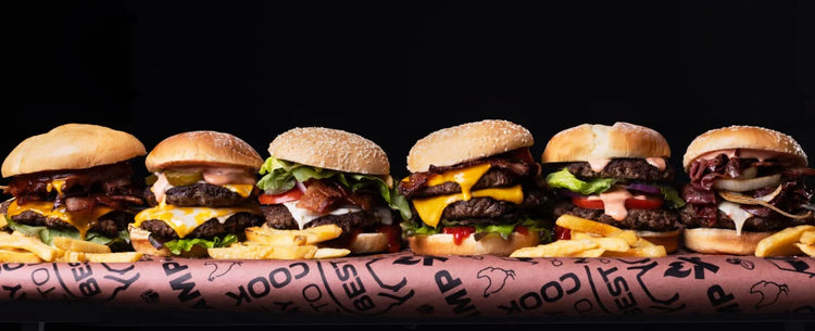 burgers on burgers on burgers